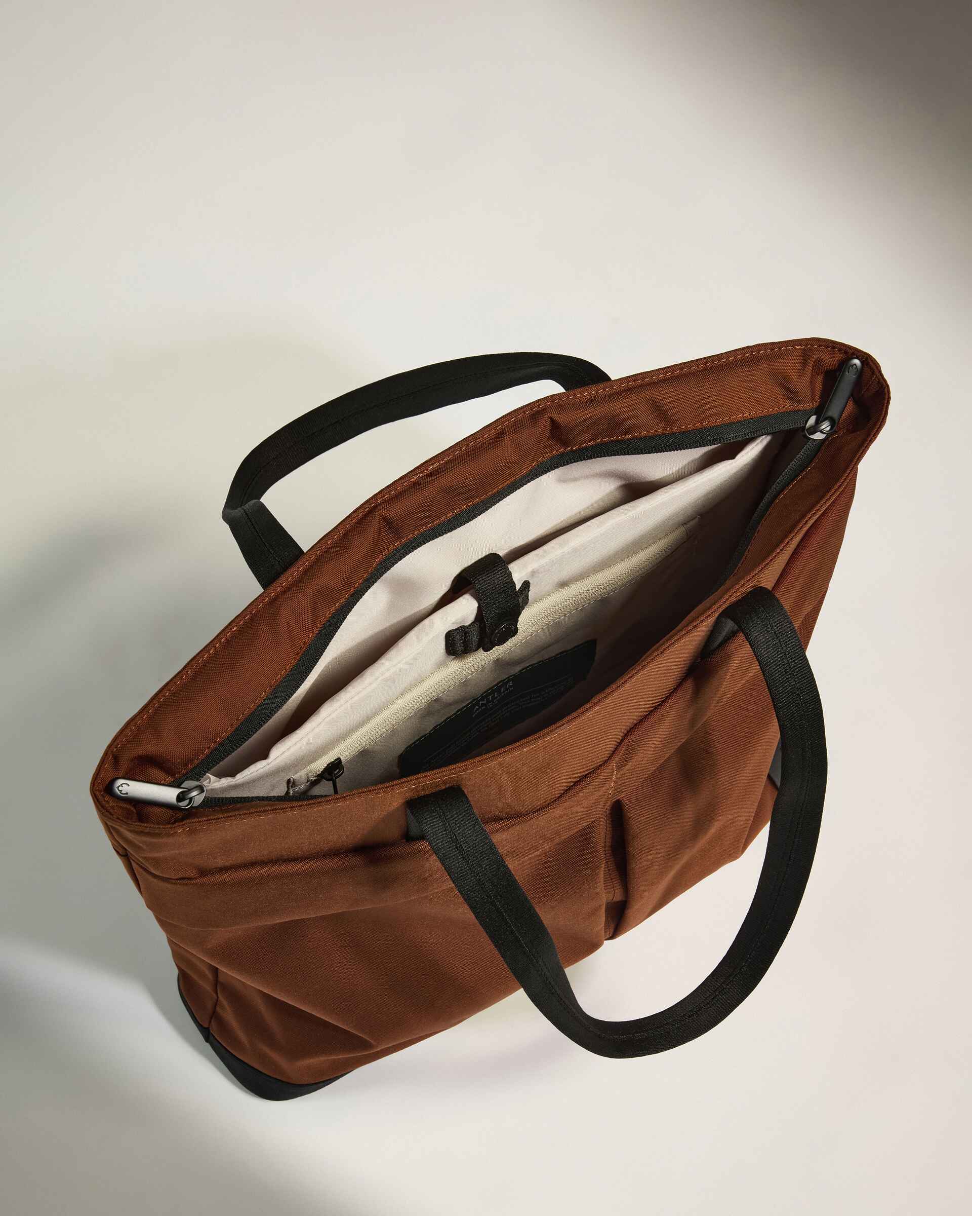 Urban Core Tote Bag in Clay Brown - Image 4